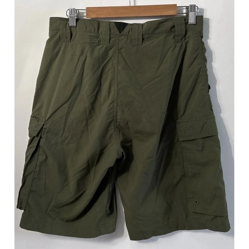 Mens Boy Scouts Mesh Lined Swim Cargo Shorts Sz Small Waterproof Pouch